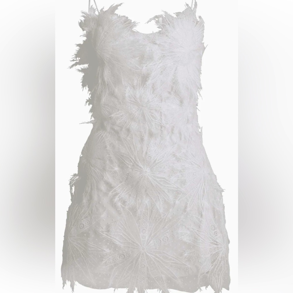 Brand new- never worn Mariposa little white dress from Inamore - size Small